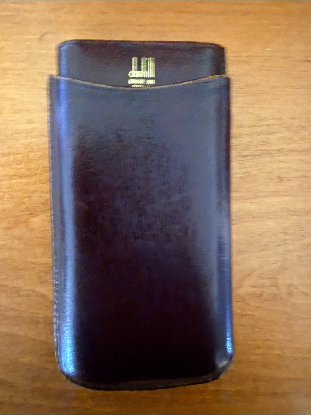 Vintage leather Dunhill cigarette case